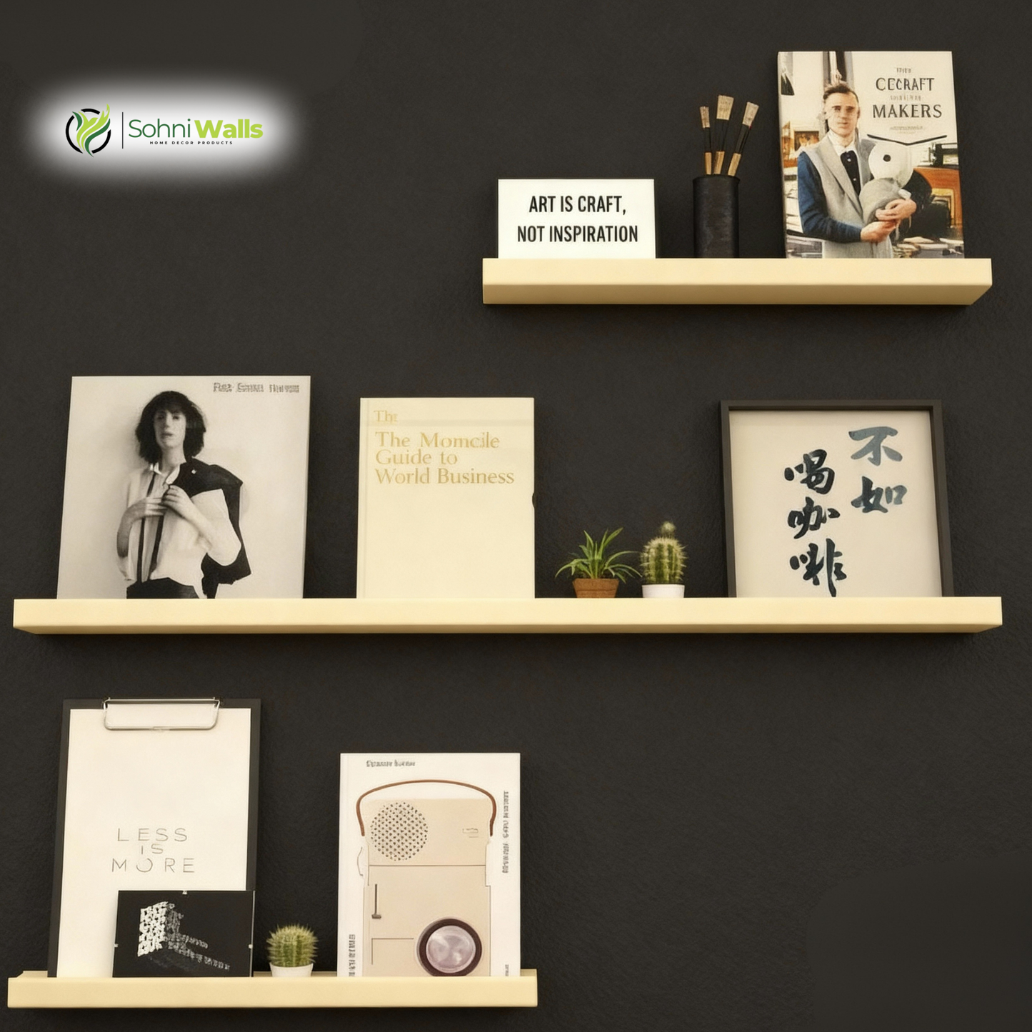 Set 3 - Wall Shelve, P-7029