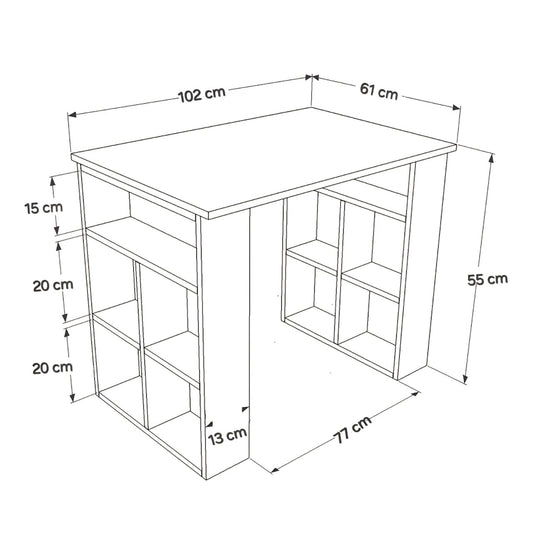 Euro Study Table LOG-8042