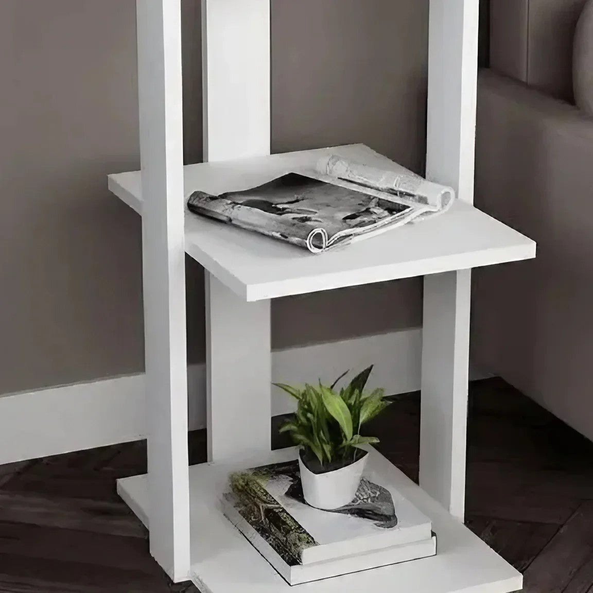 Modern Wall-Mounted Décor & Display Rack – Barlow Decor Rack LOG-8101