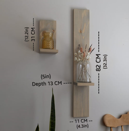 Set of 2 Wall Shelf LOG-7108