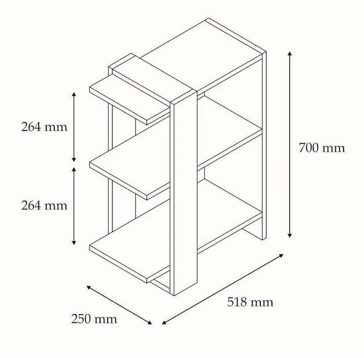 Modren Decor Rack LOG-8036