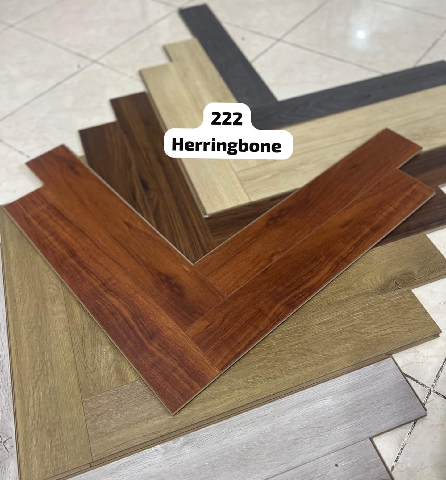 Herringbone Laminated Floor