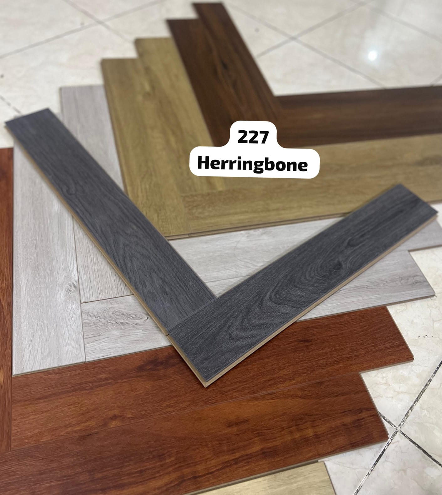Herringbone Laminated Floor