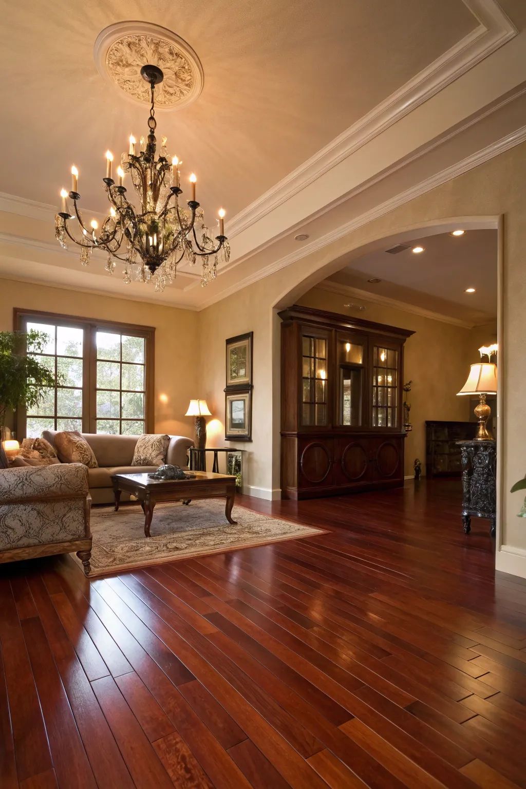 Laminated 3-Strips Floor