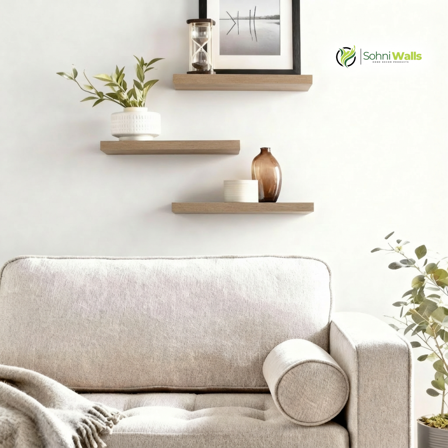 Set of 3, Wall Shelve, P-7003