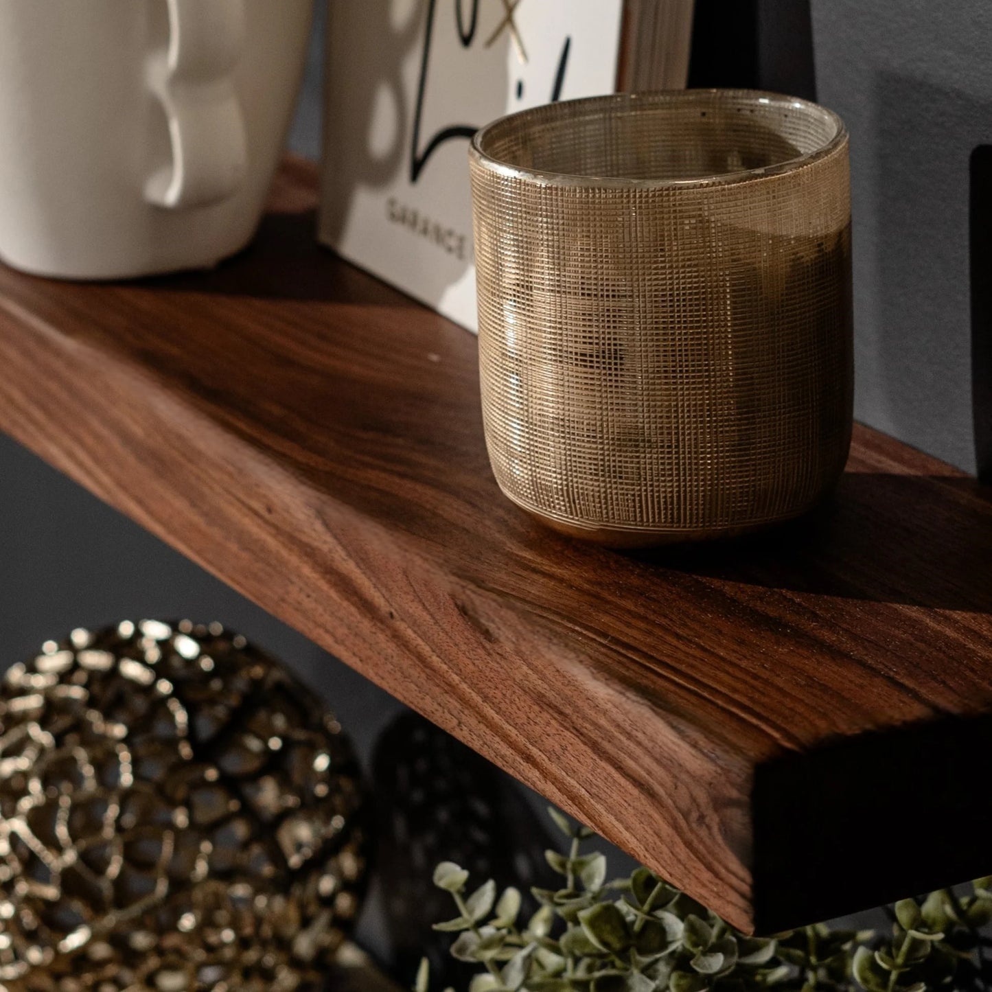 REAL Solid Wood Shelf, LOG-7009