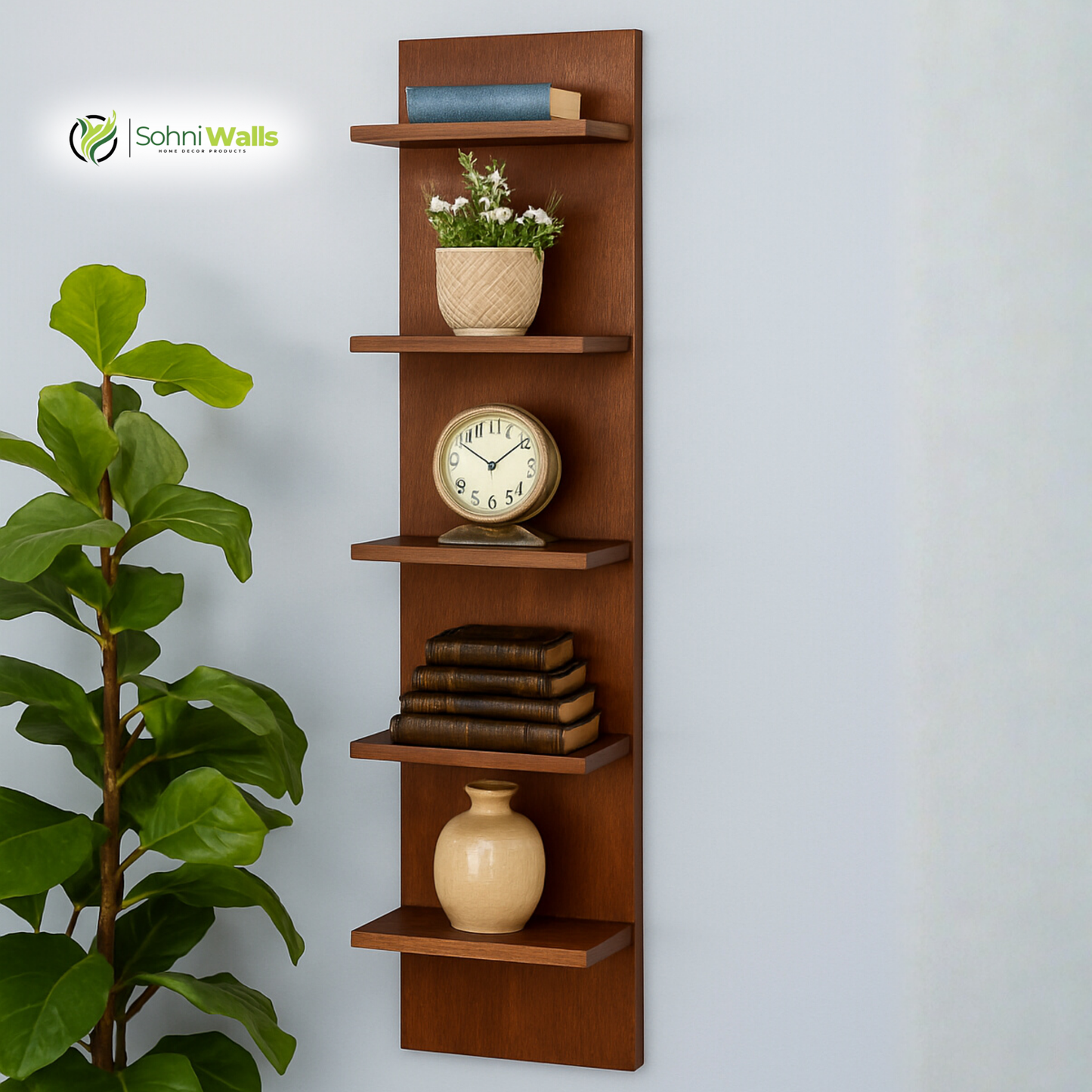 5-Tiers Wall Shelf LOG-7010