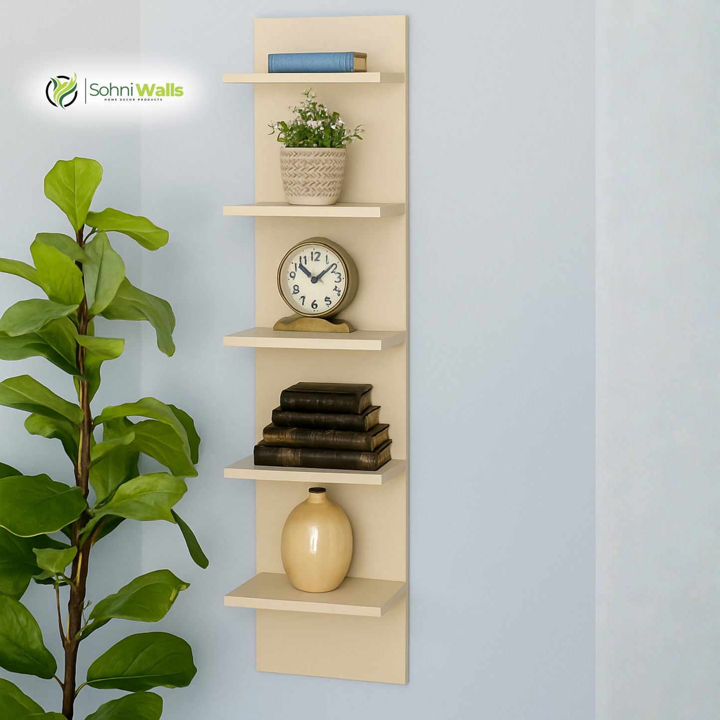 5-Tiers Wall Shelf LOG-7010