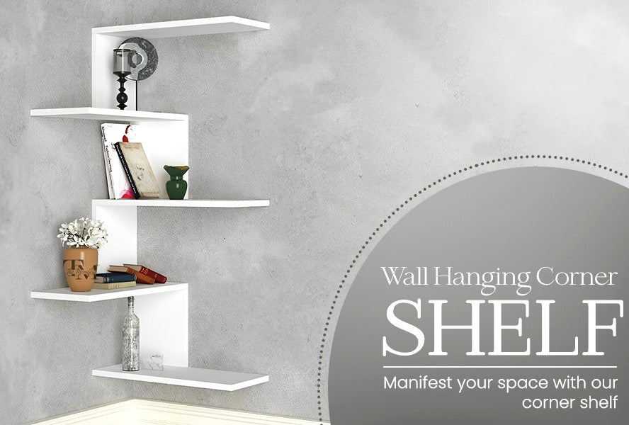 Zigzag Corner Shelf LOG-7016