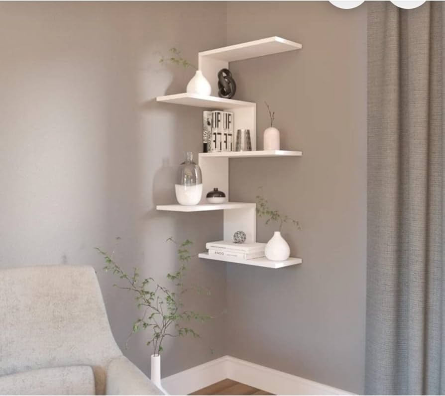 Zigzag Corner Shelf LOG-7016
