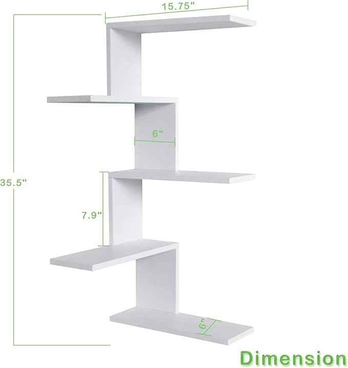Zig Zag Corner Shelve - P-7016