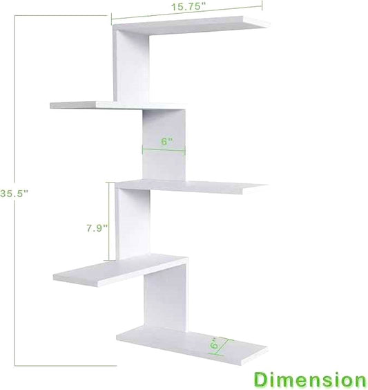 Zigzag Corner Shelf LOG-7016