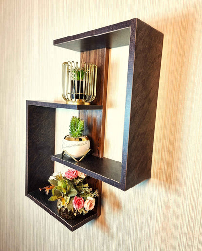 Cube Rectangle Wall Shelve, P-7019