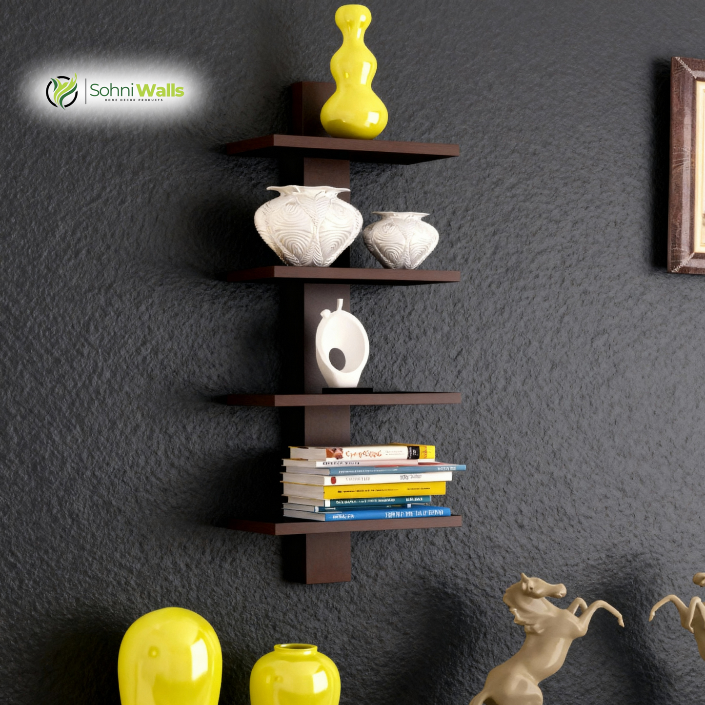 Spine Wall Shelve LOG-7020