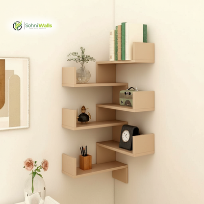 Corner Wall Shelve, LOG-7024