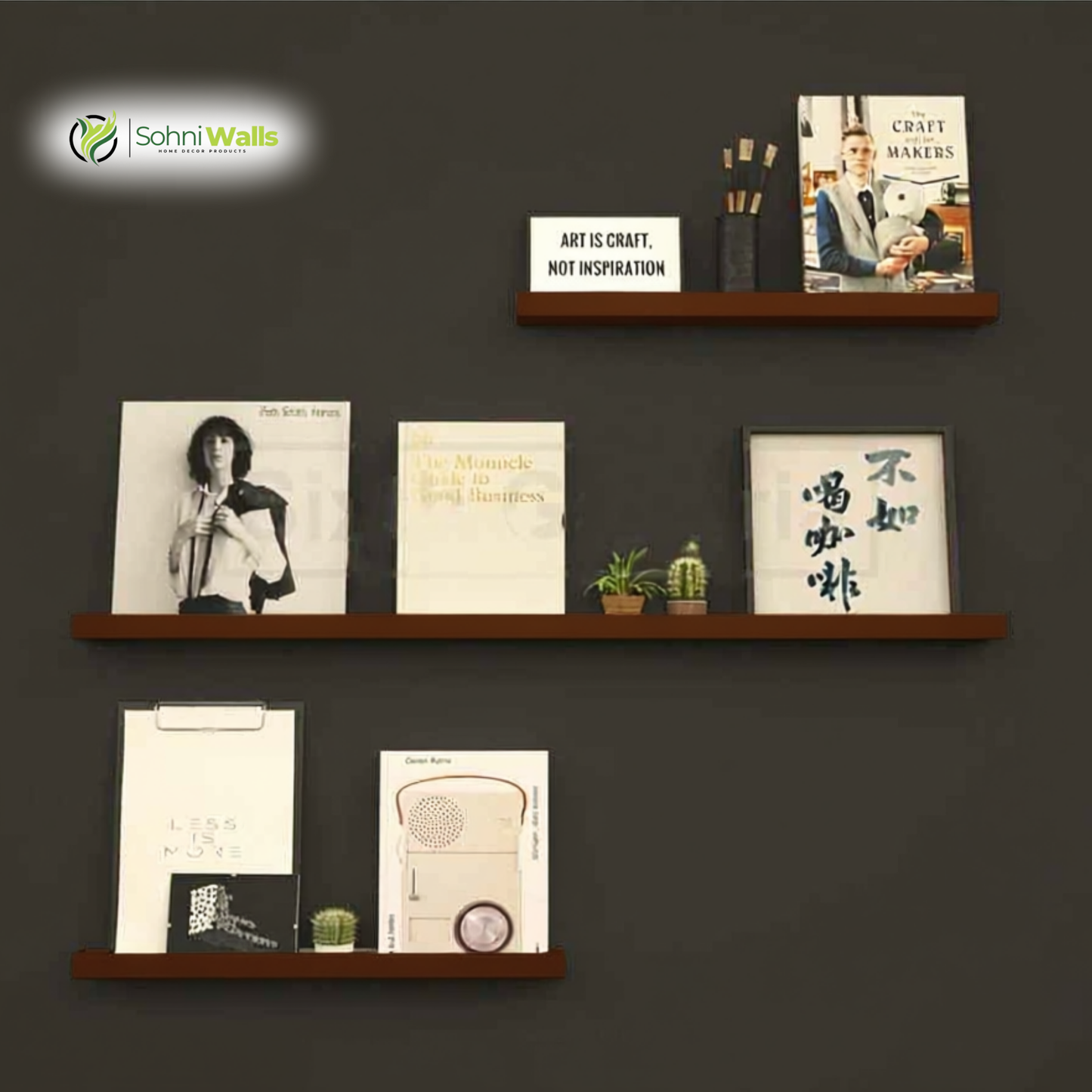 Set 3 - Wall Shelve, P-7029