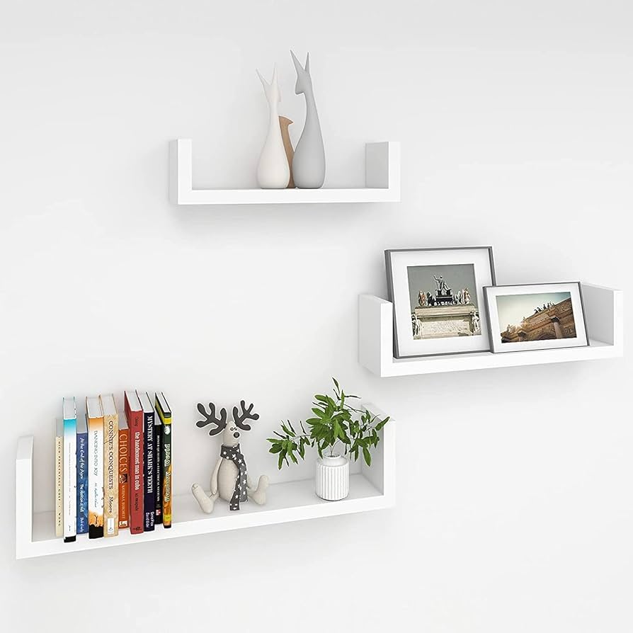 U-Shape Shelfs, Set of 3 - LOG-7030