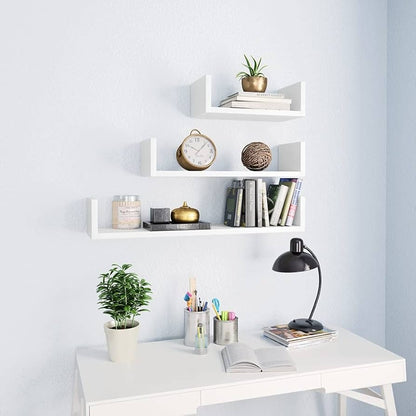 U-Shape Shelfs, Set of 3 - LOG-7030
