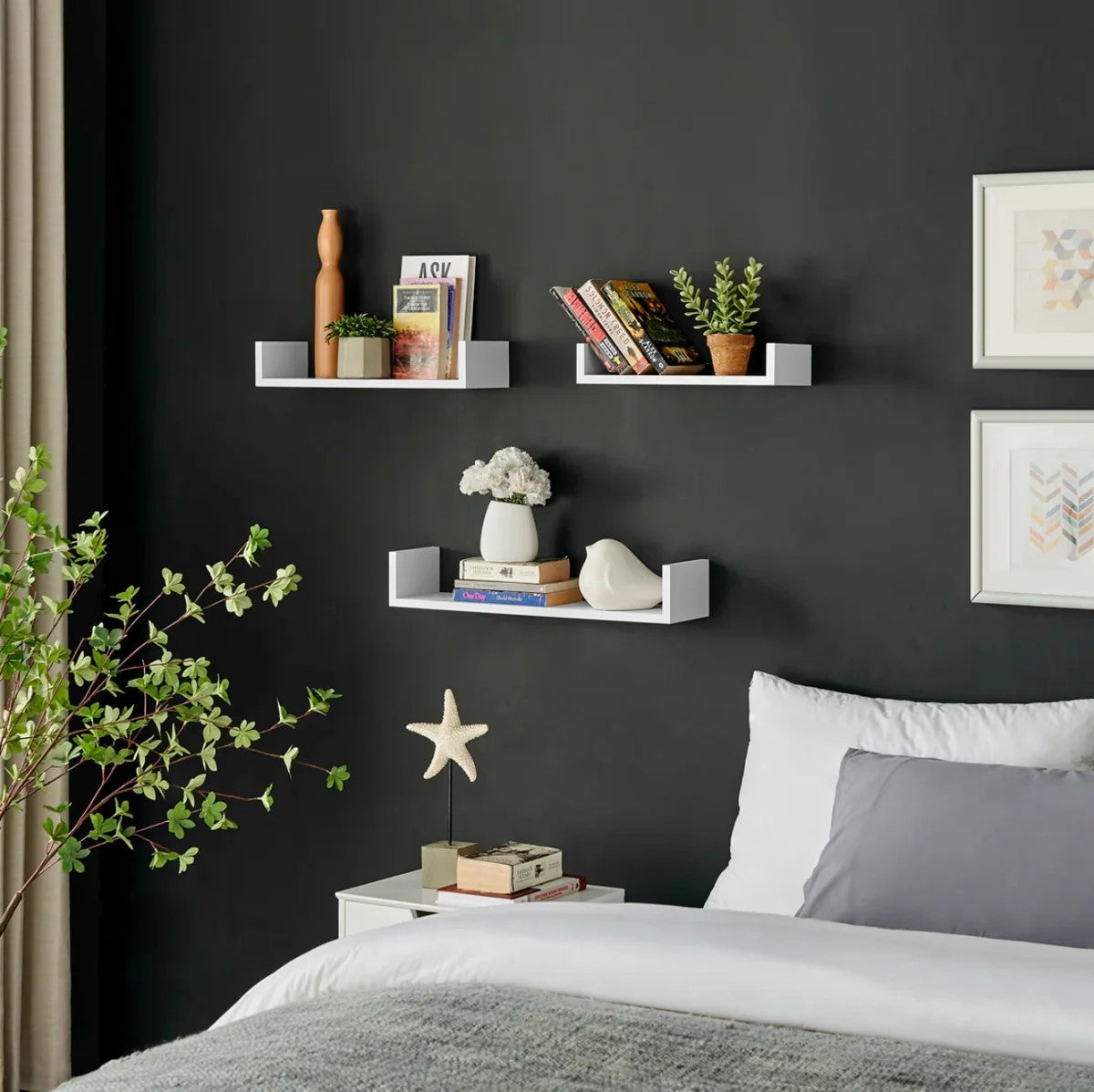 U-Shape Shelfs, Set of 3 - LOG-7030