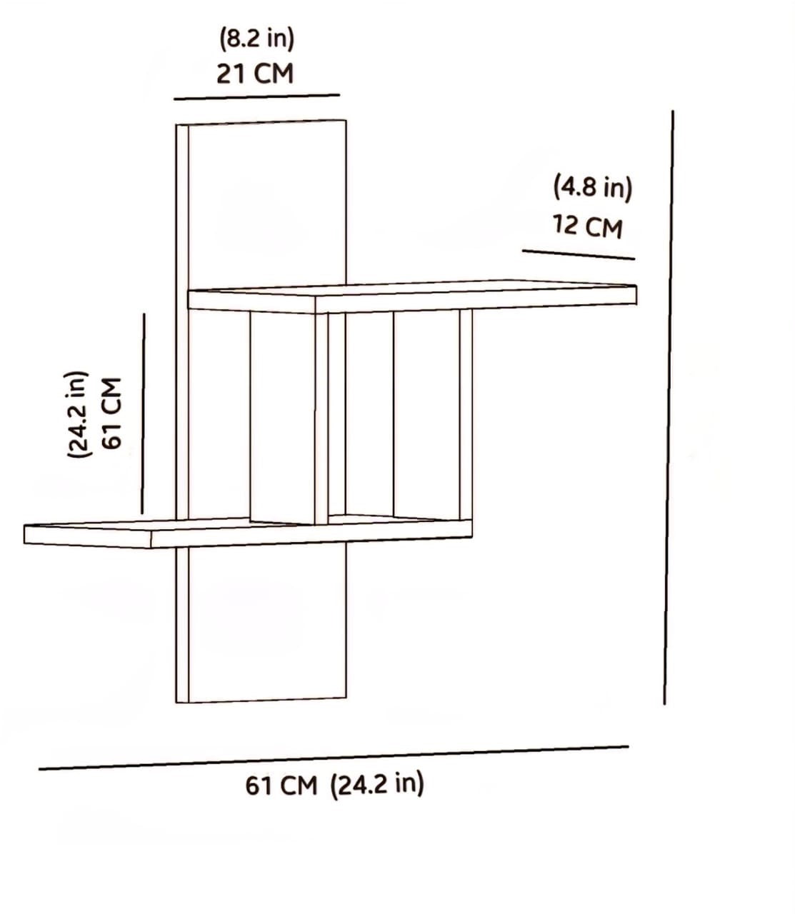 Elite Wall Shelve, LOG-7036