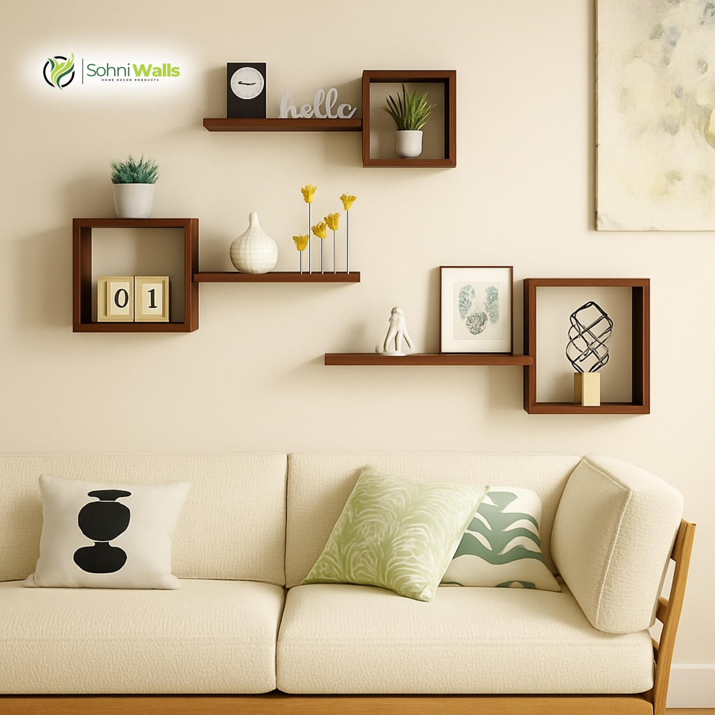 Set of 3, Wall Shelf, P-7042