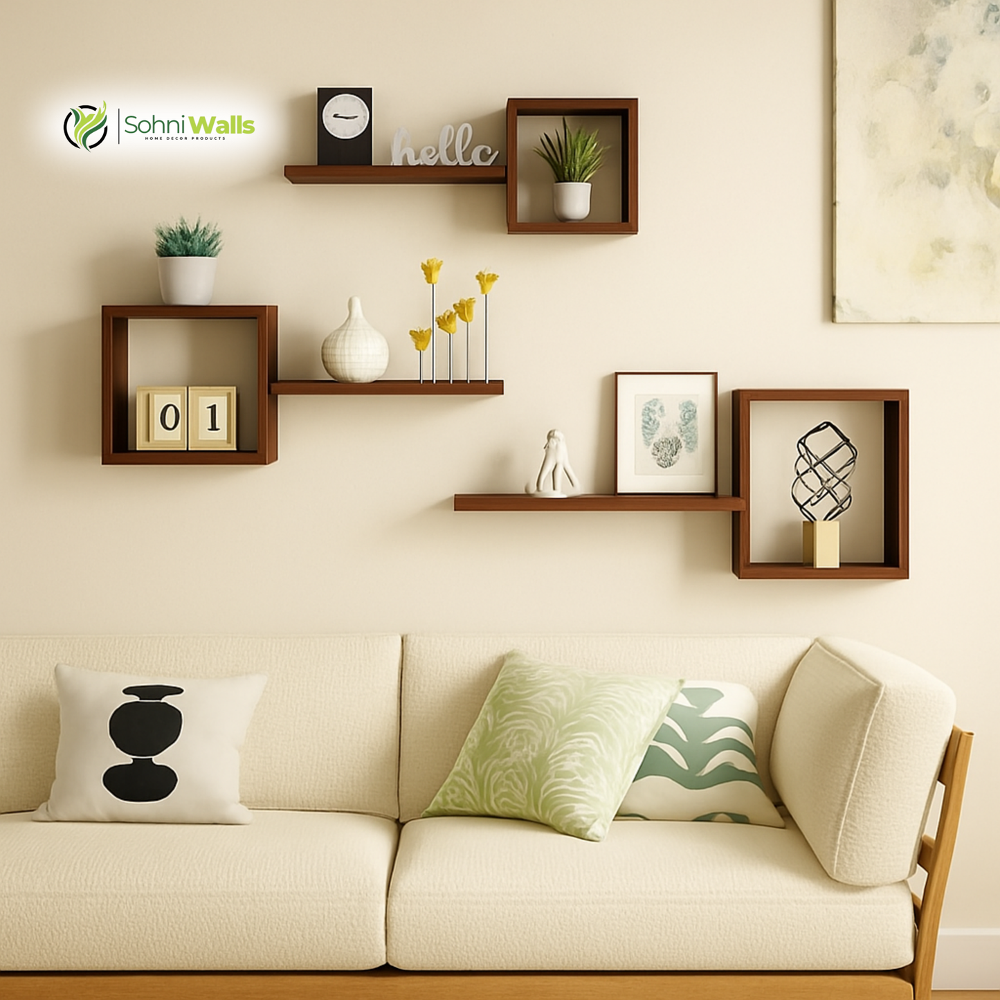 Set of 3, Wall Shelf, P-7042