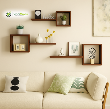 Set of 3, Wall Shelf - LOG-7042