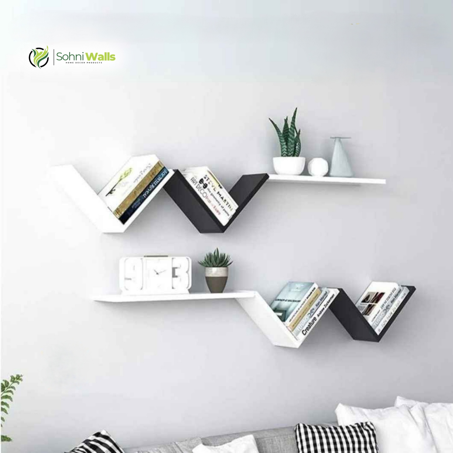 Set of 06, Wall Shelve LOG-7048