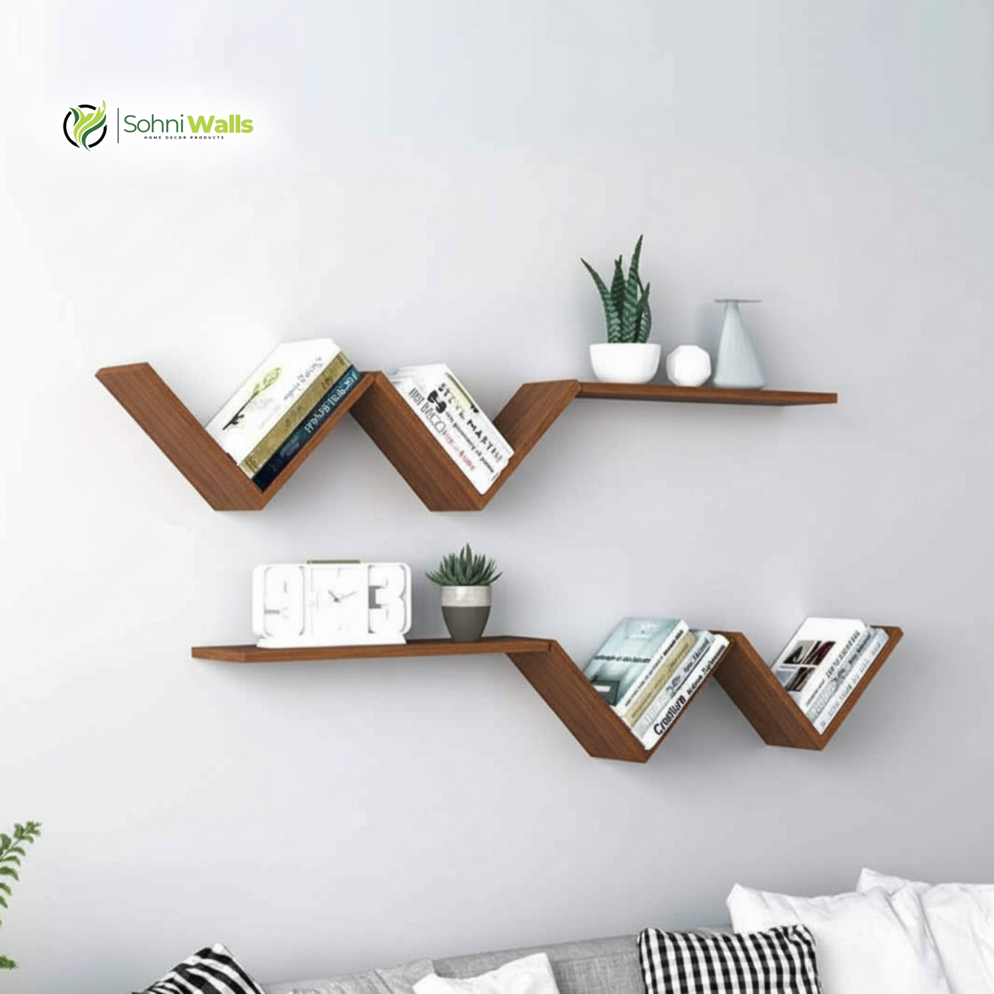 Set of 06, Wall Shelve P-7048