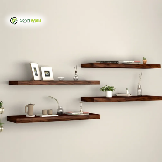 Set of 4, Floaty Shelve, P-7064