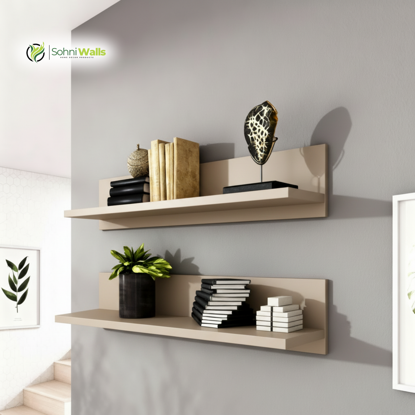 Set of 2, Wall Shelve, P-7065