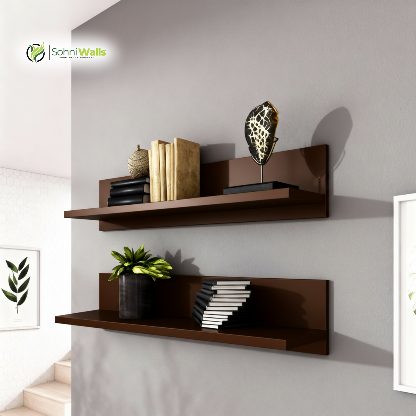 Set of 2, Wall Shelve, P-7065