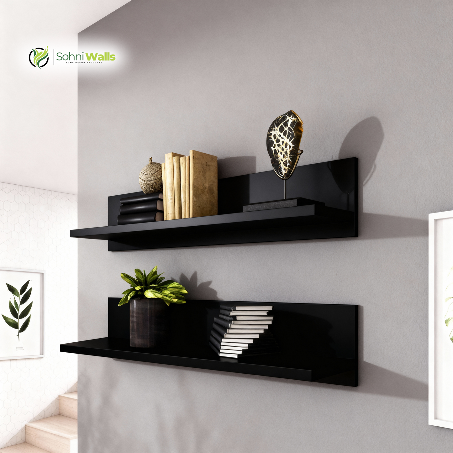 Set of 2, Wall Shelve, P-7065