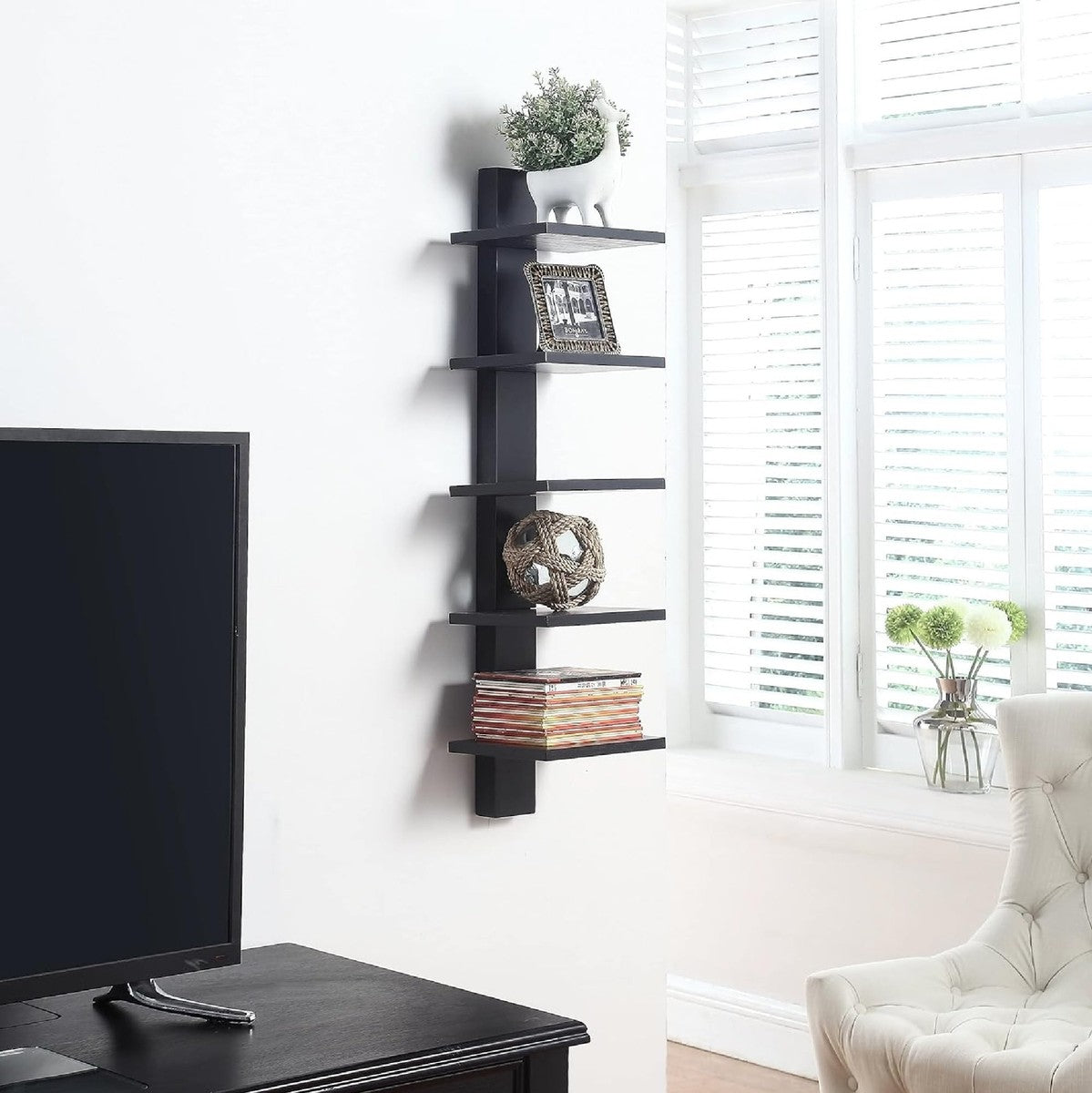 Wallnature 5-Tiers Shelf LOG-7069