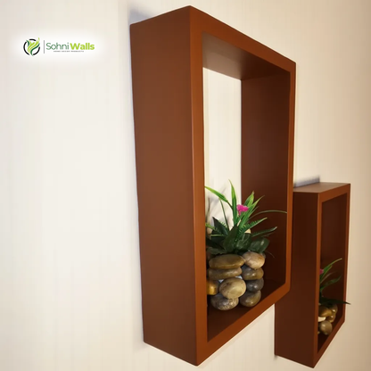 Set of 2, SQ Shelf, P-7071