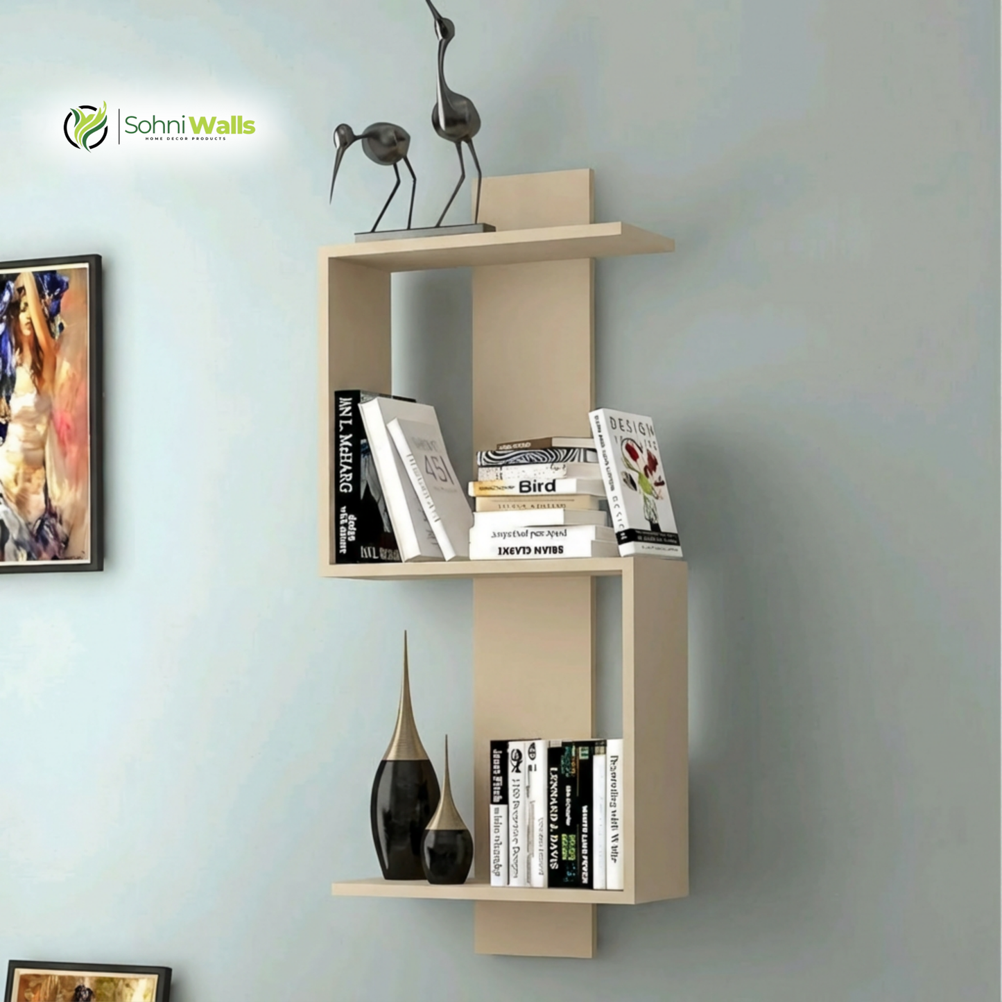 Intellectual Wall Shelf, P-7085
