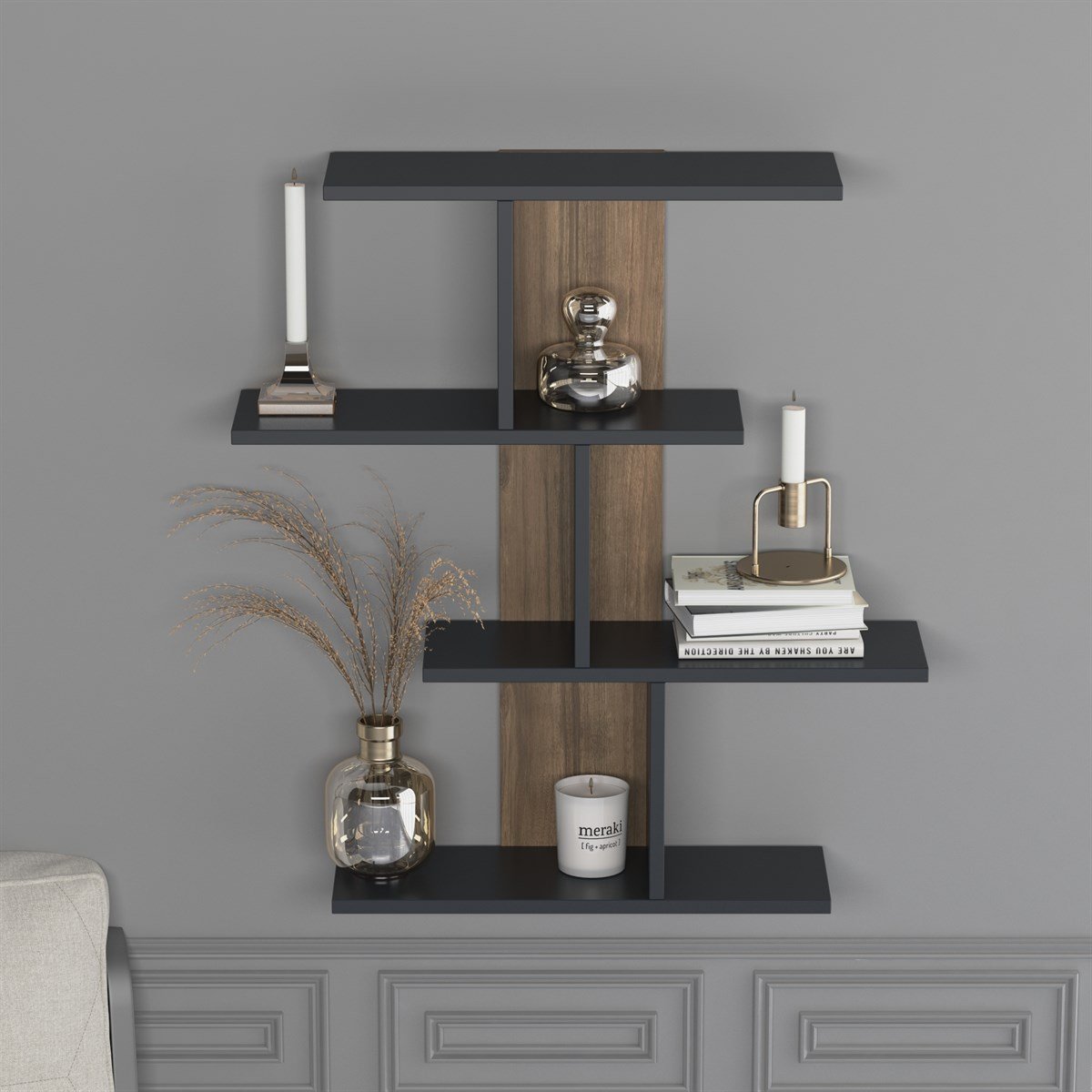 CorduRoy Wall Shelf, LOG-7092