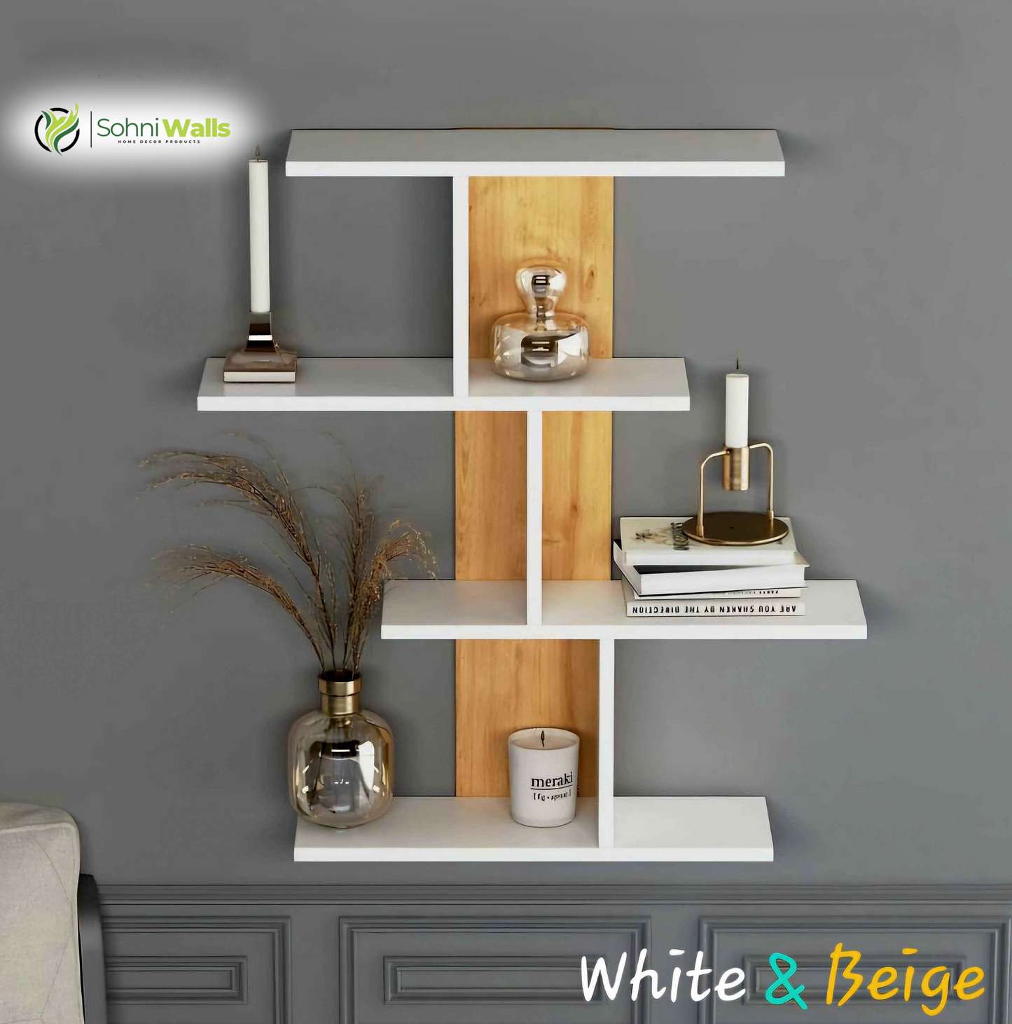 CorduRoy Wall Shelf, LOG-7092
