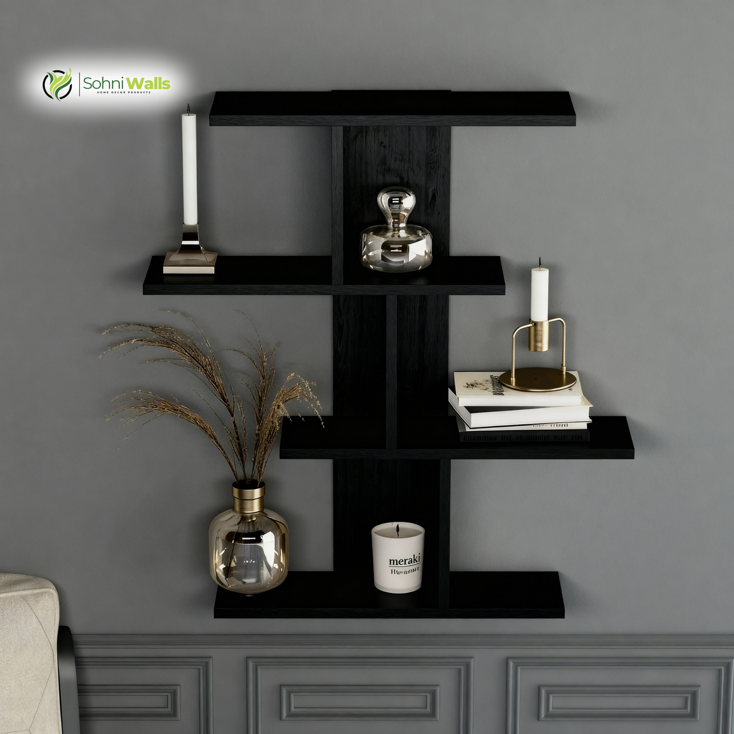 CorduRoy Wall Shelf, LOG-7092