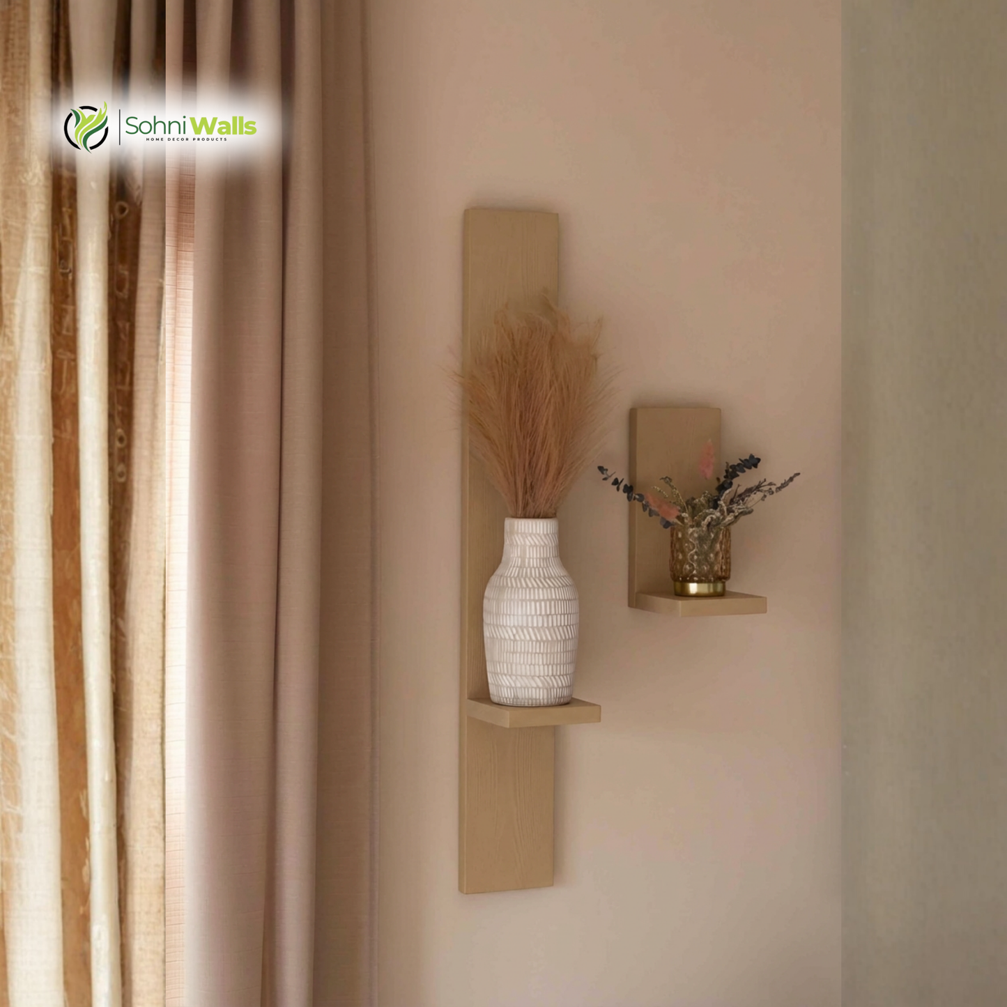 Set of 2, Luxury Look Shelf, P-7108