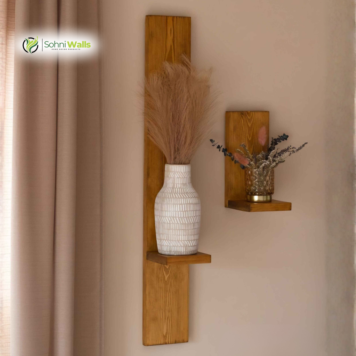 Set of 2, Luxury Look Shelf, P-7108