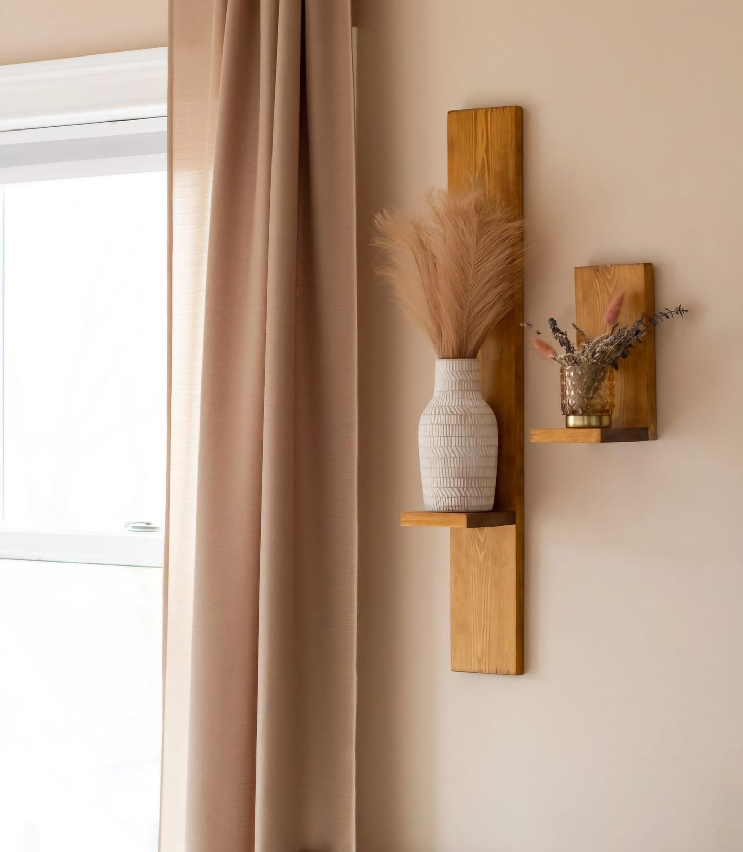Set of 2 Wall Shelf LOG-7108
