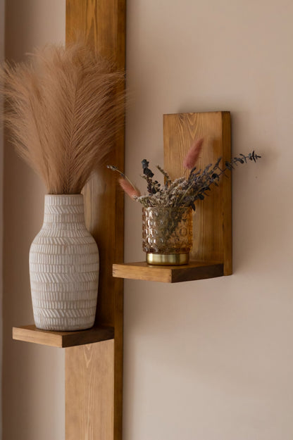 Set of 2 Wall Shelf LOG-7108