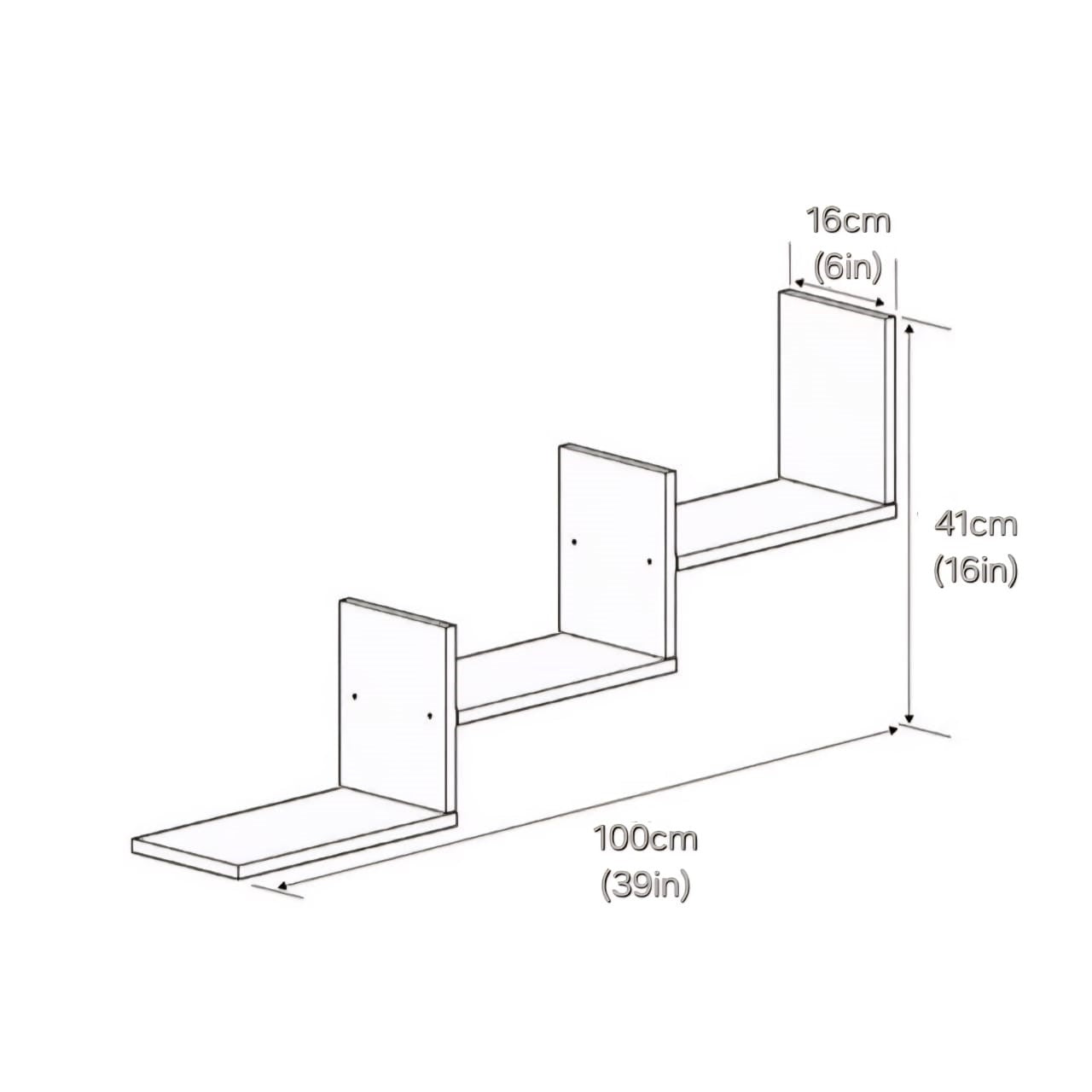 L-Shape Shelf - LOG-7126