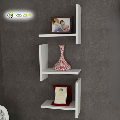 Wall shelf, Set of 3 - LOG-7129