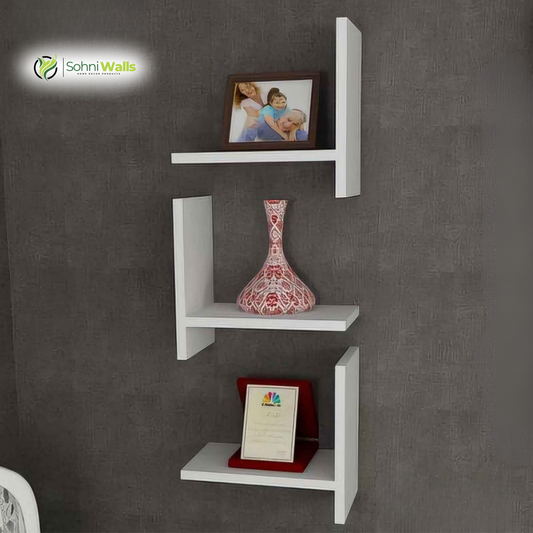 Wall shelf, Set of 3 - LOG-7129