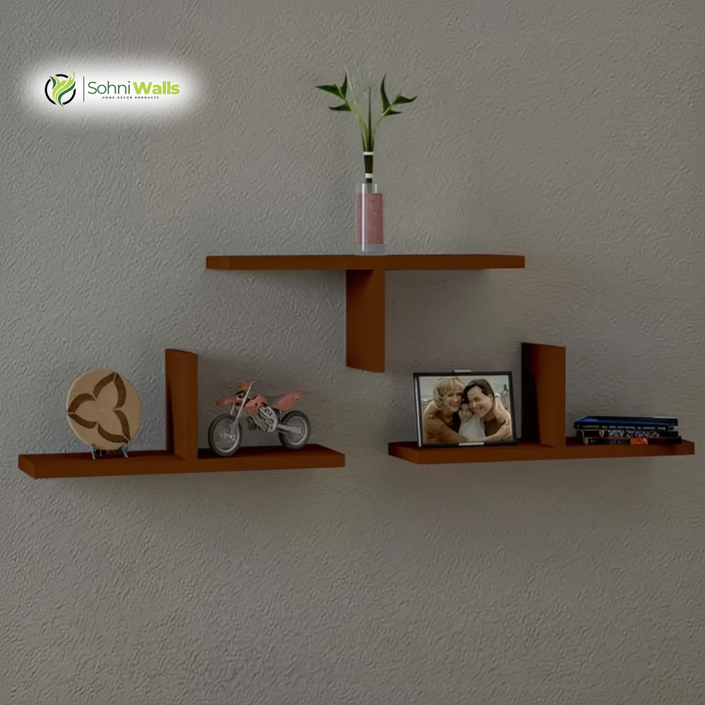 Set of 3, Tattoos Shelve - LOG-7130