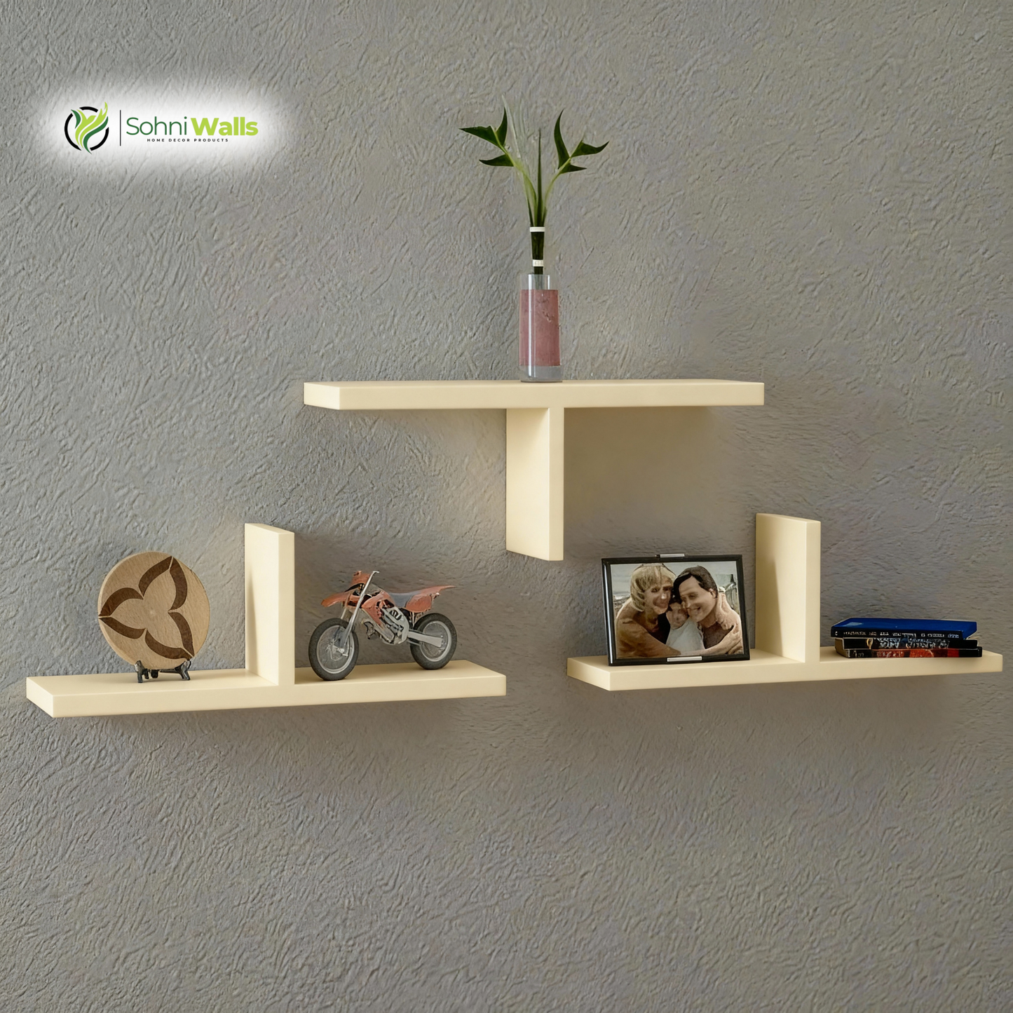 Set of 3, Tattoos Shelve - LOG-7130