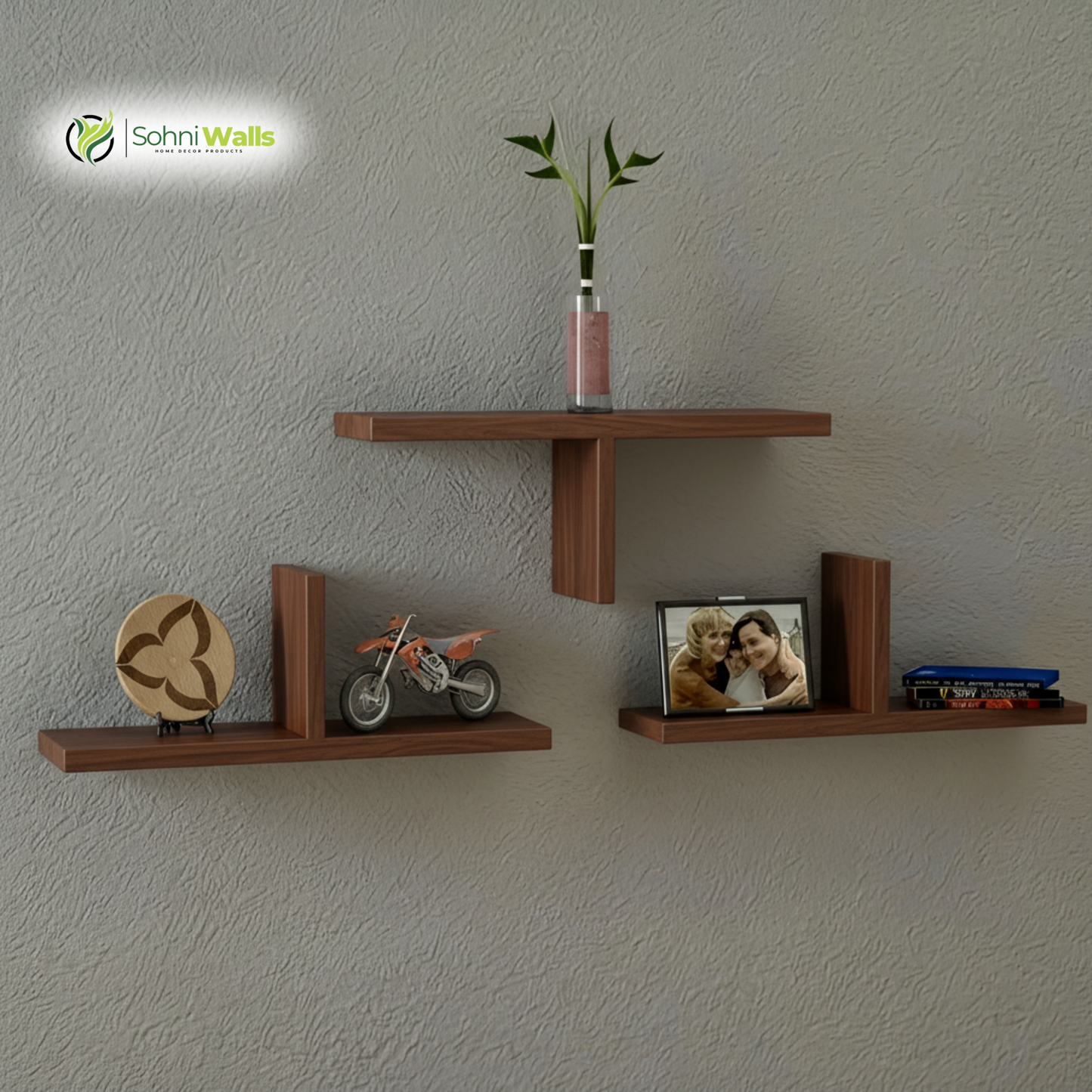 Wall shelf Set of 3 - LOG-7130