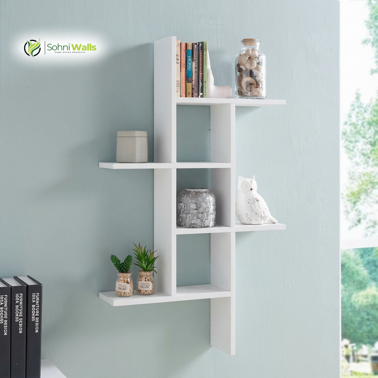 Hexagon Shape Shelf, LOG-7262